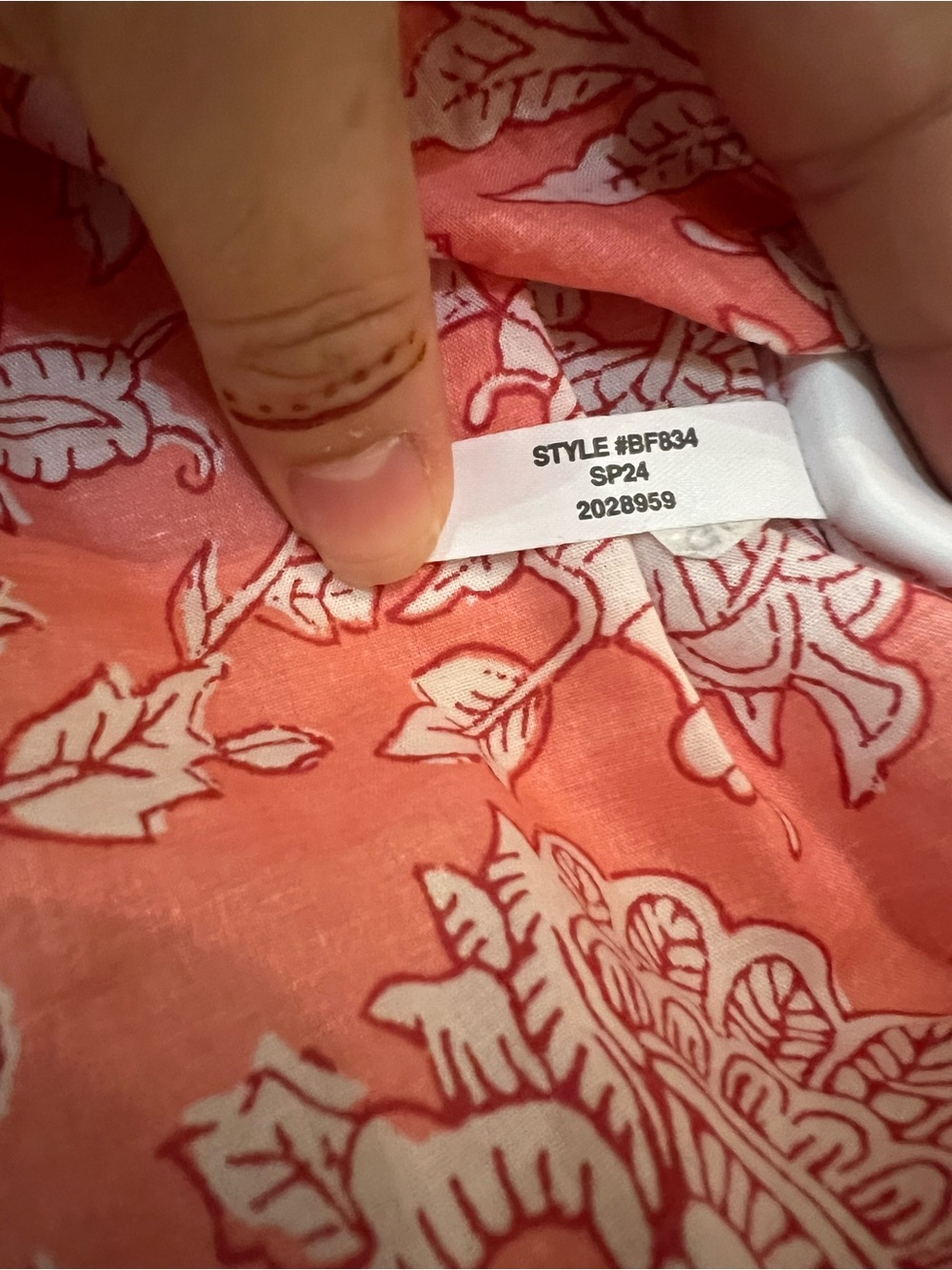 NWT J.‎ Crew ruffle trim sleeveless blouse white and pink floral print button - Picture 4 of 6